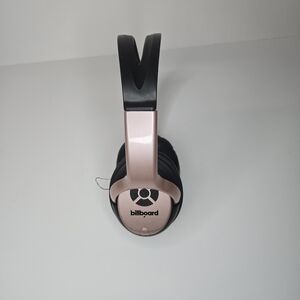 Billboard Over-Ear Bluetooth Wireless Headphones Rose Gold Tested Working
